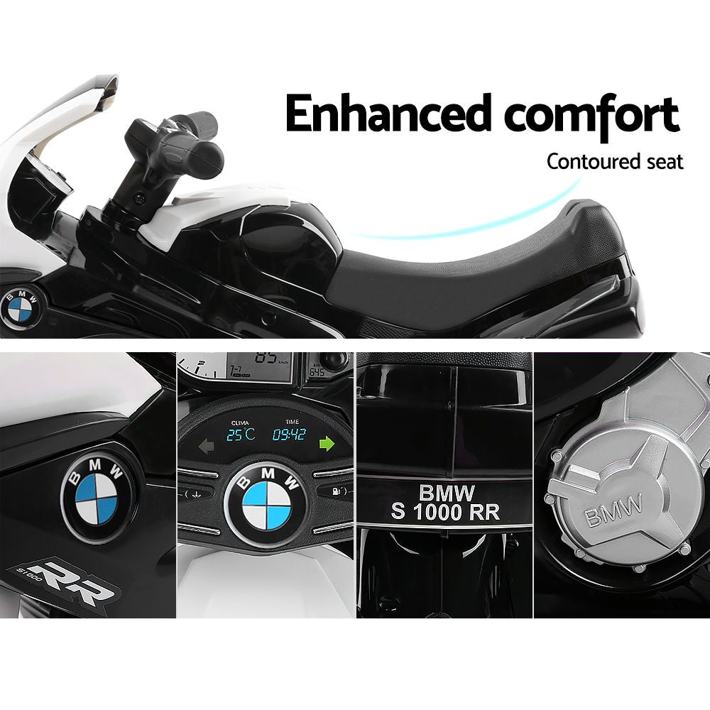 Kids Ride On Car Electric Ride On Cars Motorcycle Motorbike BMW Licensed S1000RR Black 4