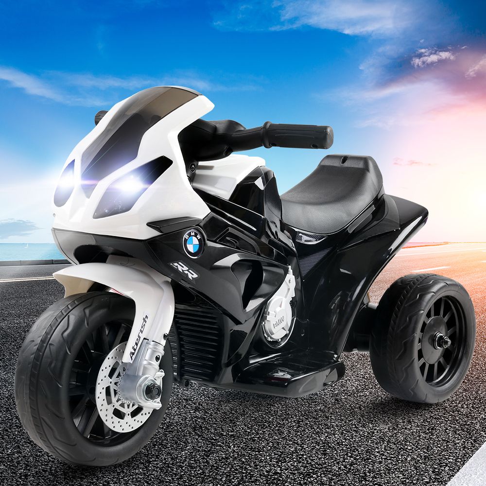 Kids Ride On Car Electric Ride On Cars Motorcycle Motorbike BMW Licensed S1000RR Black 7
