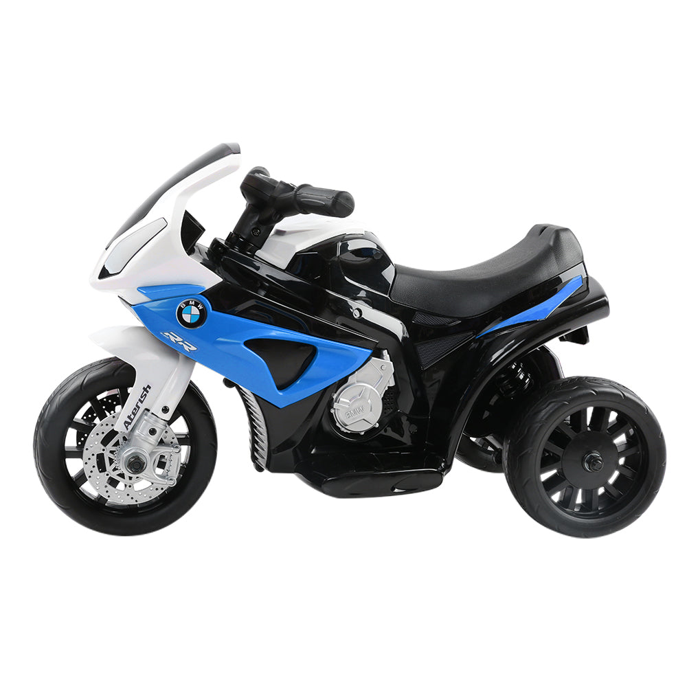 Kids Electric Ride On Car Police Motorcycle Motorbike BMW Licensed S1000RR Blue 3