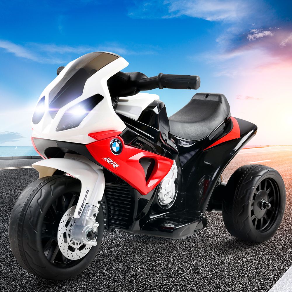 Kids Electric Ride On Car Police Motorcycle Motorbike BMW Licensed S1000RR Red 3