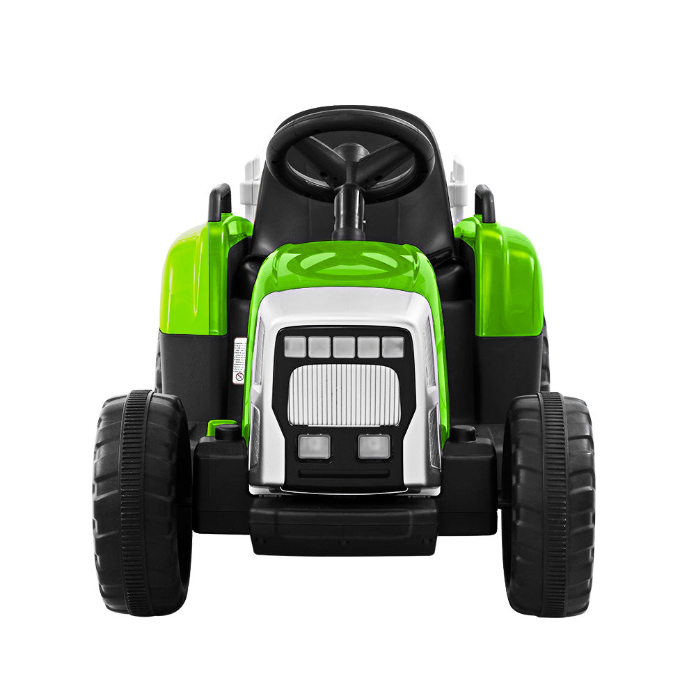 Electric Ride On Car Rigo Kids Ride On Cars Tractor Toy 12V Green 3