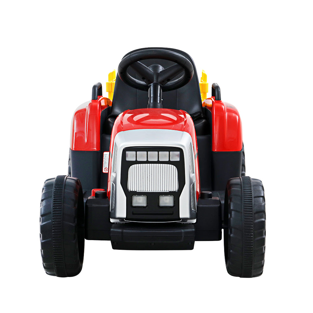 Rigo Kids Electric Ride On Car Tractor Toy Cars 12V Red 3