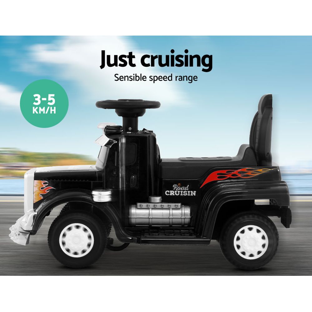 Rigo Kids Electric Ride On Car Truck Motorcycle Motorbike Toy Cars 6V Black 4
