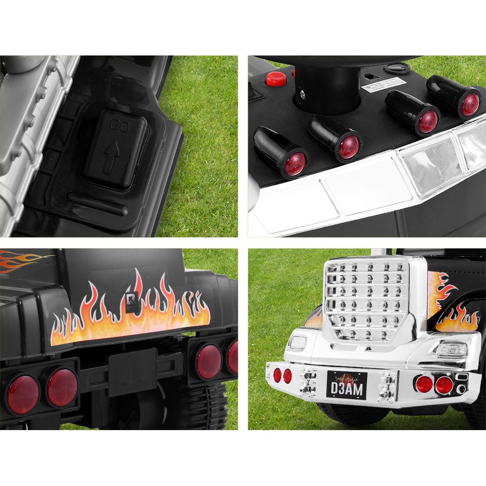 Rigo Kids Electric Ride On Car Truck Motorcycle Motorbike Toy Cars 6V Black 5
