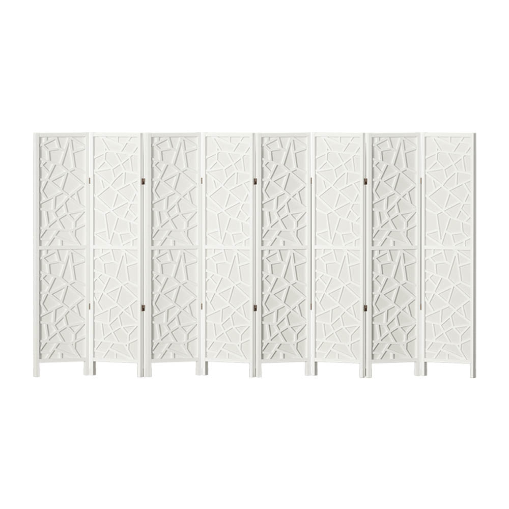 Artiss 8 Panel Room Divider Screen 325x170cm Clover White 7