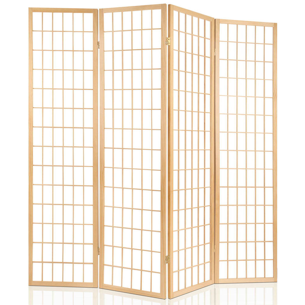 Artiss 6 Panel Room Divider Screen 261x179cm Natural 3