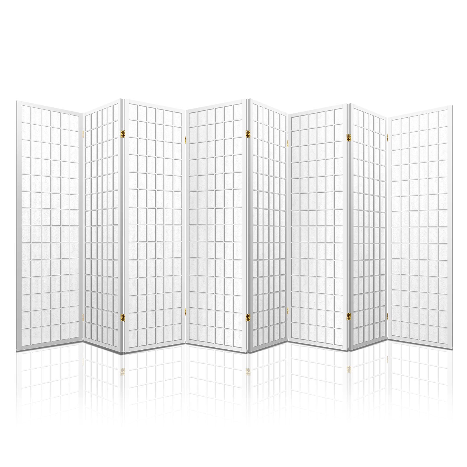 Artiss 8 Panel Room Divider Screen 348x179cm White 7
