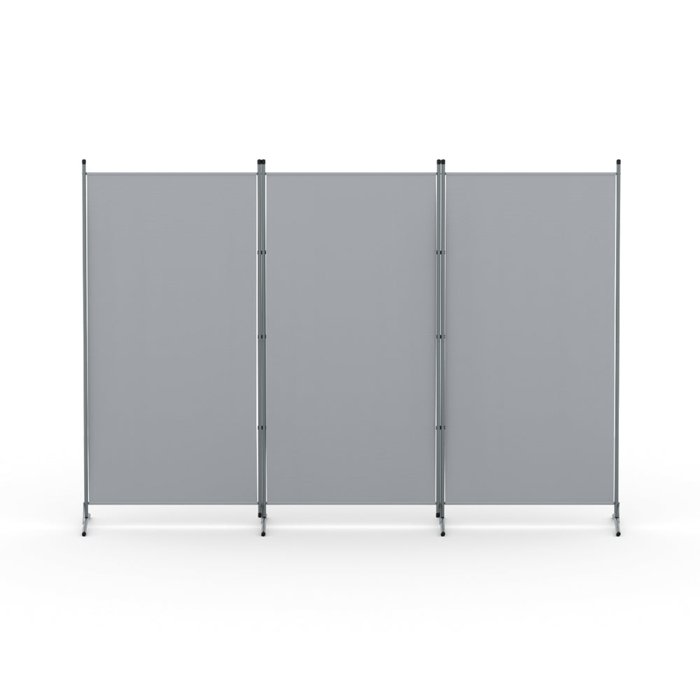 Artiss 3 Panel Room Divider Screen 260x180cm Fabric Grey 3