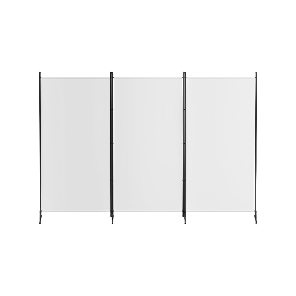 Artiss 3 Panel Room Divider Screen 260x180cm Fabric White 3