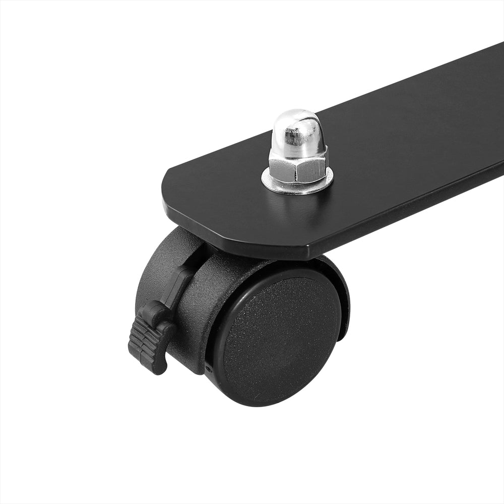 Artiss 6 Panel Room Divider Screen 323cm Wheel Fabric Black 5