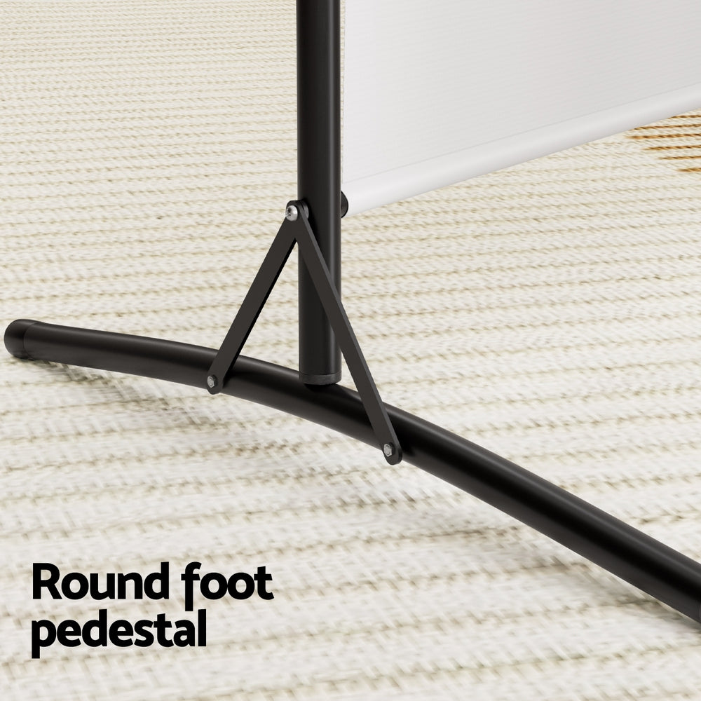 Artiss 4 Panel Room Divider Screen 345x180cm Fabric White 6