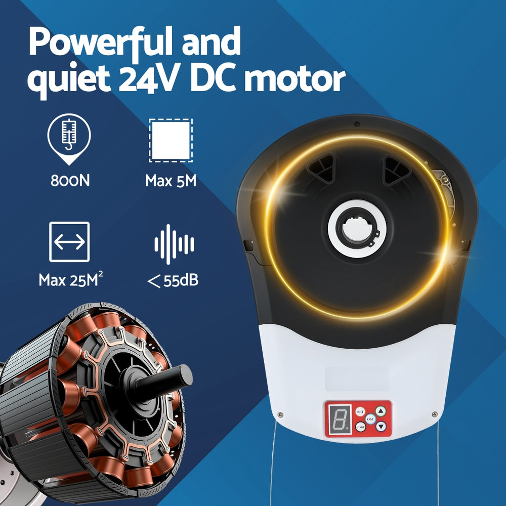 UL-tech Garage Roller Door Opener 800N Motor Auto Safety Reverse 220V 4