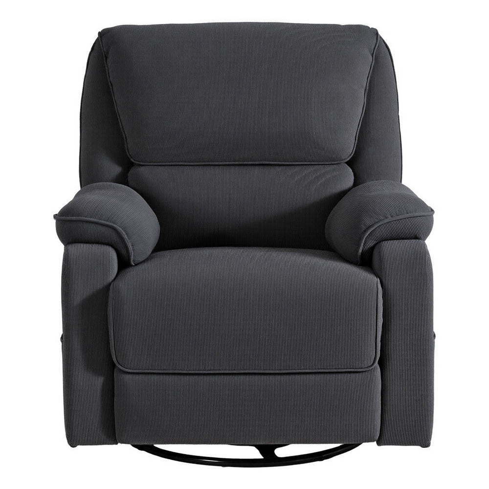 Artiss Rocking Recliner Chair 360 Swivel Massage Heated Reclining Chairs 3