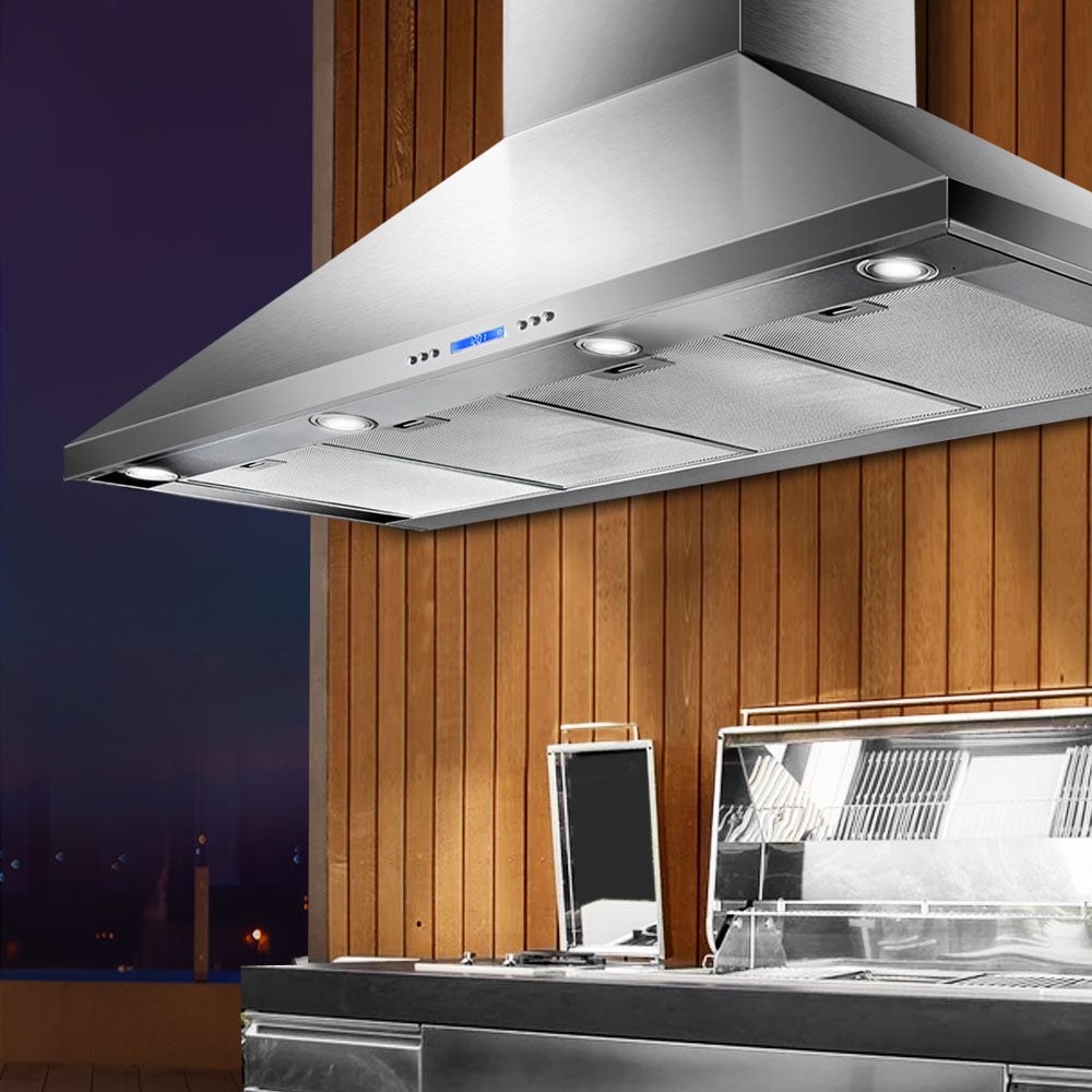 Devanti 1500mm Range Hood 150cm BBQ Commercial Rangehood 7