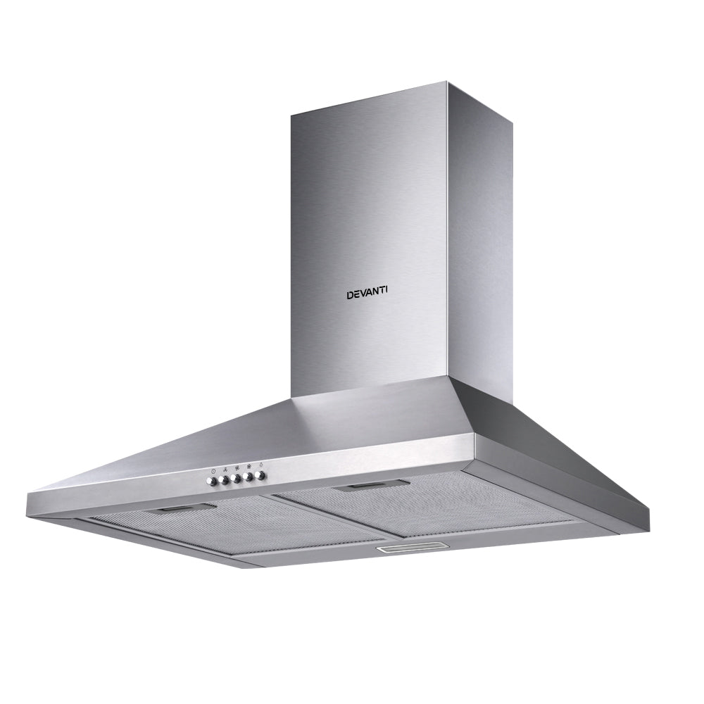 Devanti 600mm Range Hood 60cm Rangehood Stainless Steel 7