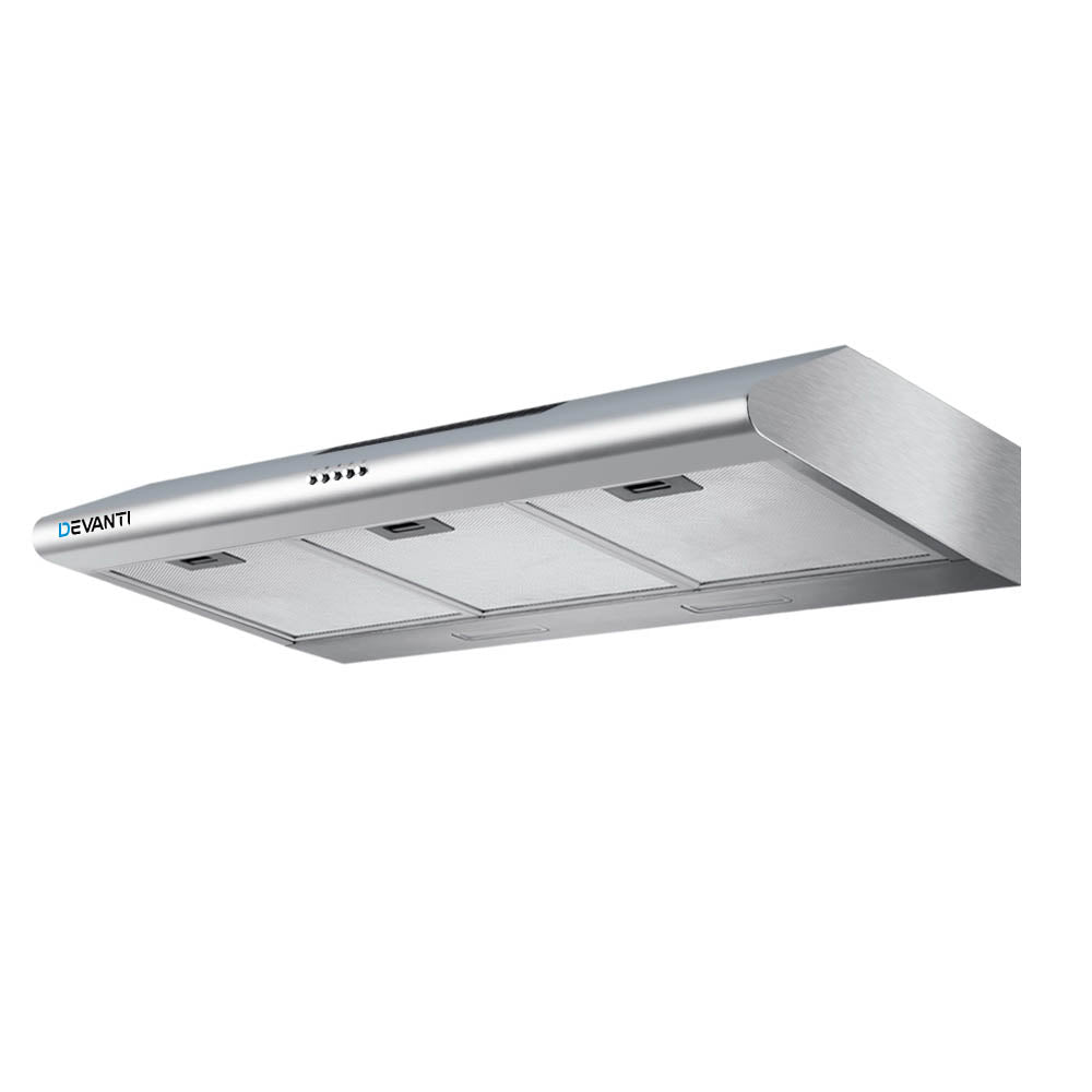 Devanti 900mm Range Hood 90cm Rangehood Stainless Steel 8