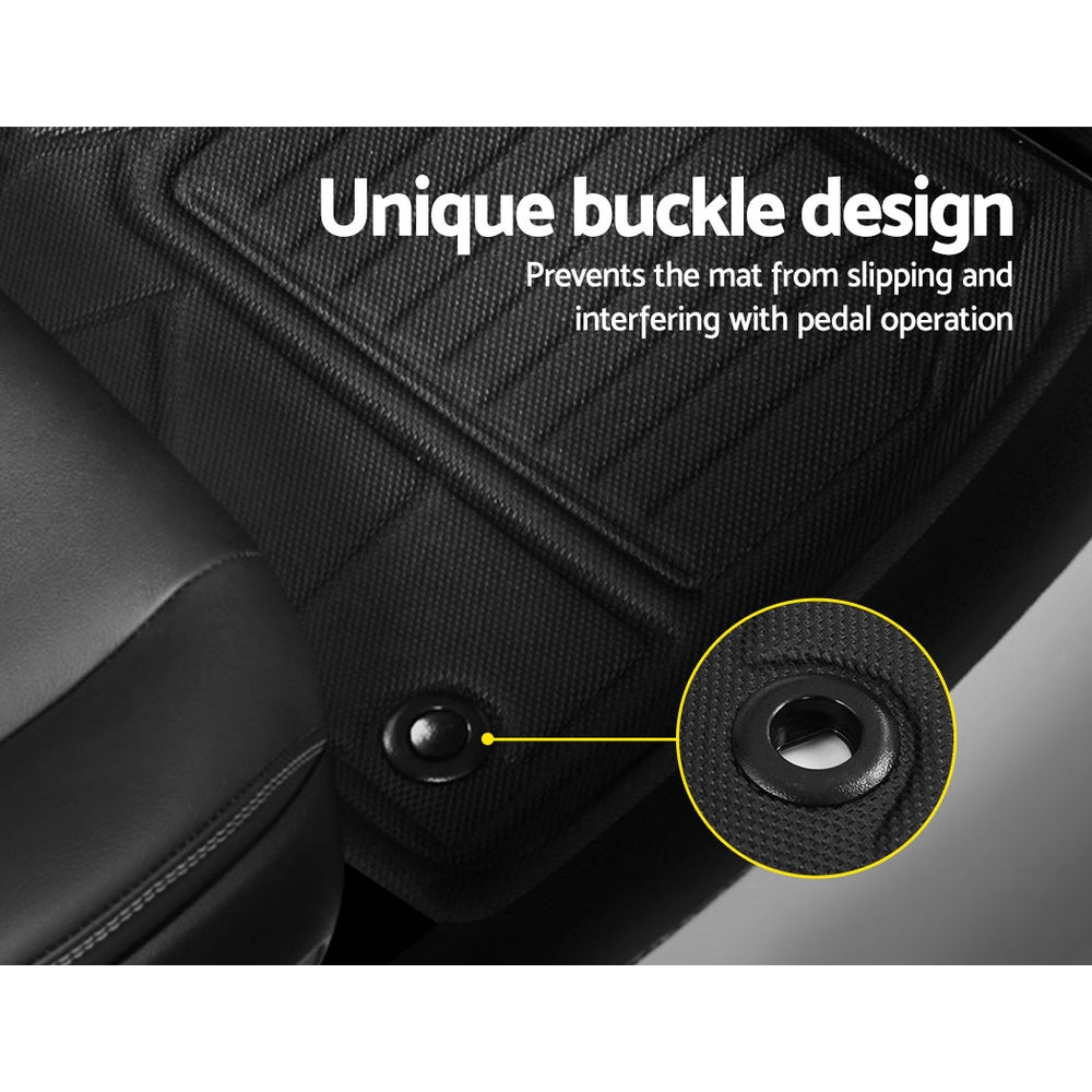 Weisshorn Car Rubber Floor Mats Front And Rear Compatible For Toyota RAV4 2019-2022 5