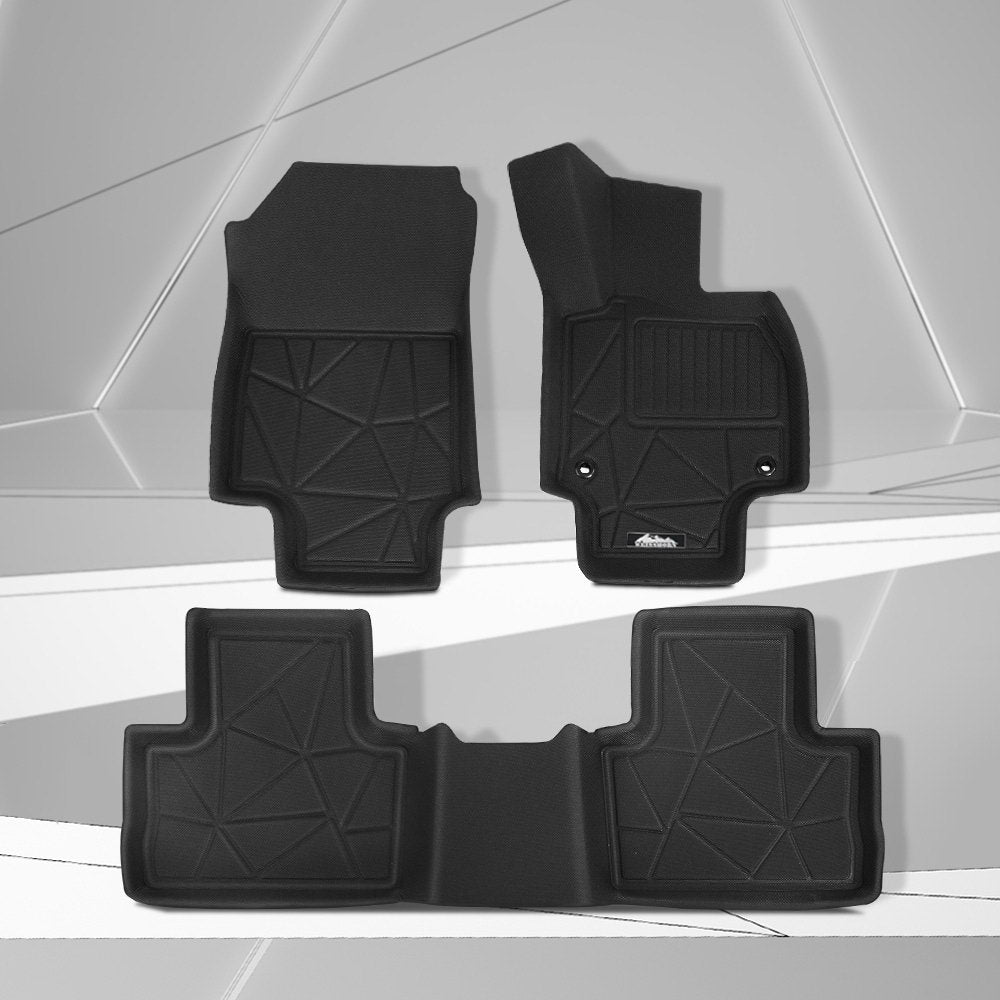 Weisshorn Car Rubber Floor Mats Front And Rear Compatible For Toyota RAV4 2019-2022 8