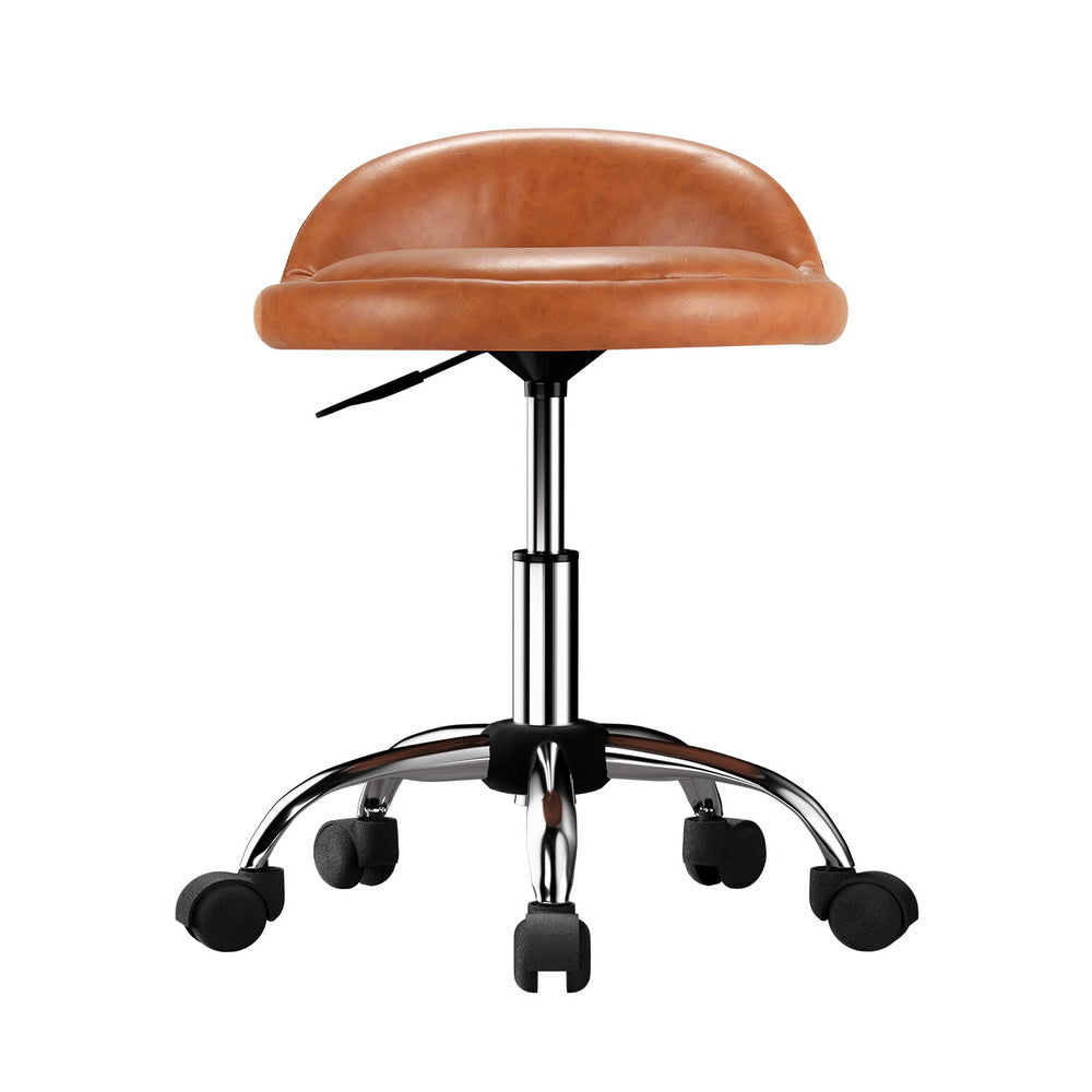 Artiss Salon Stool Swivel Chair Backrest Chairs 3