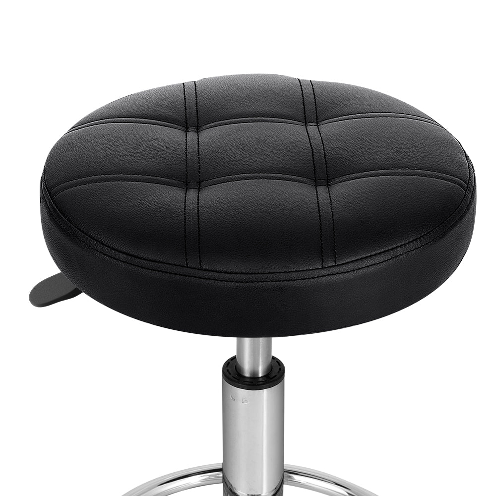 Artiss Salon Stool Round Swivel Chairs 3
