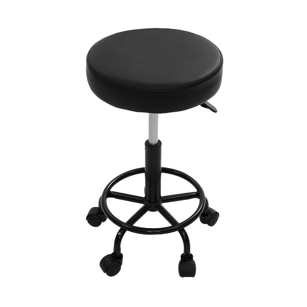 Artiss Salon Stool Round Swivel Chair 3