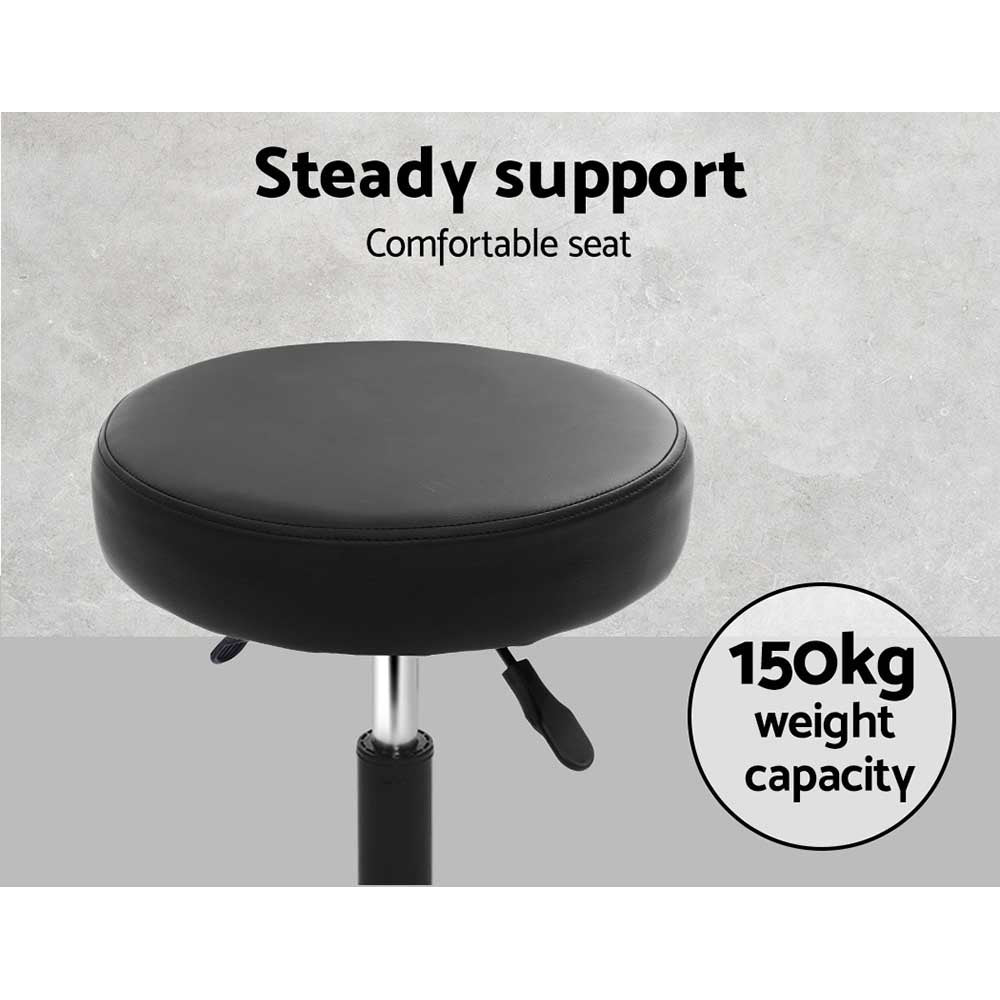Artiss Salon Stool Round Swivel Chair 6