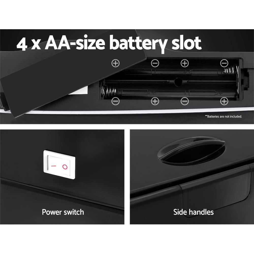 Devanti 45L Motion Sensor Bin Rubbish Automatic Black 6