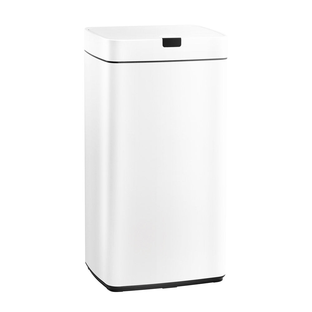 Devanti 45L Motion Sensor Bin Rubbish Automatic White 8