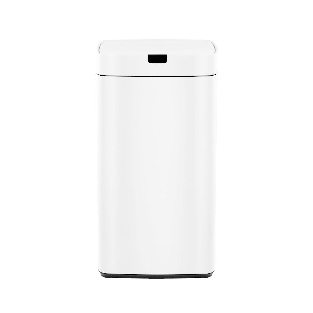Devanti 45L Motion Sensor Bin Rubbish Automatic White 3