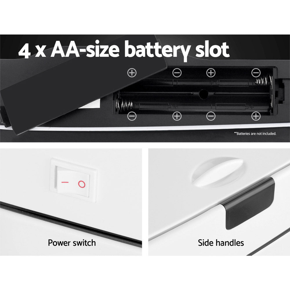 Devanti 45L Motion Sensor Bin Rubbish Automatic White 6