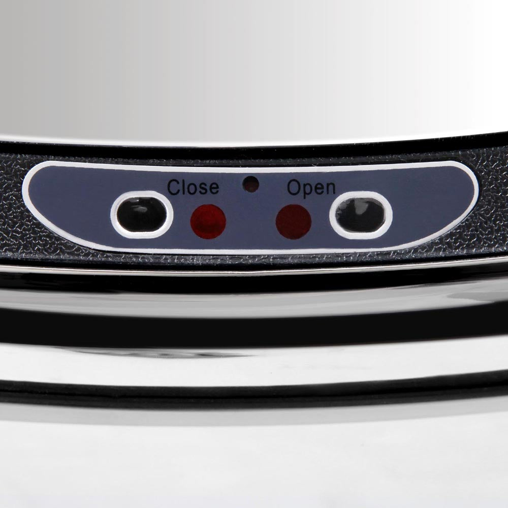 Devanti 68L Motion Sensor Bin Rubbish Automatic Silver 7