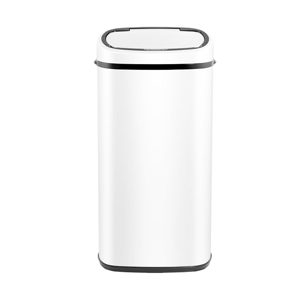 Devanti 68L Motion Sensor Bin Rubbish Automatic White 3