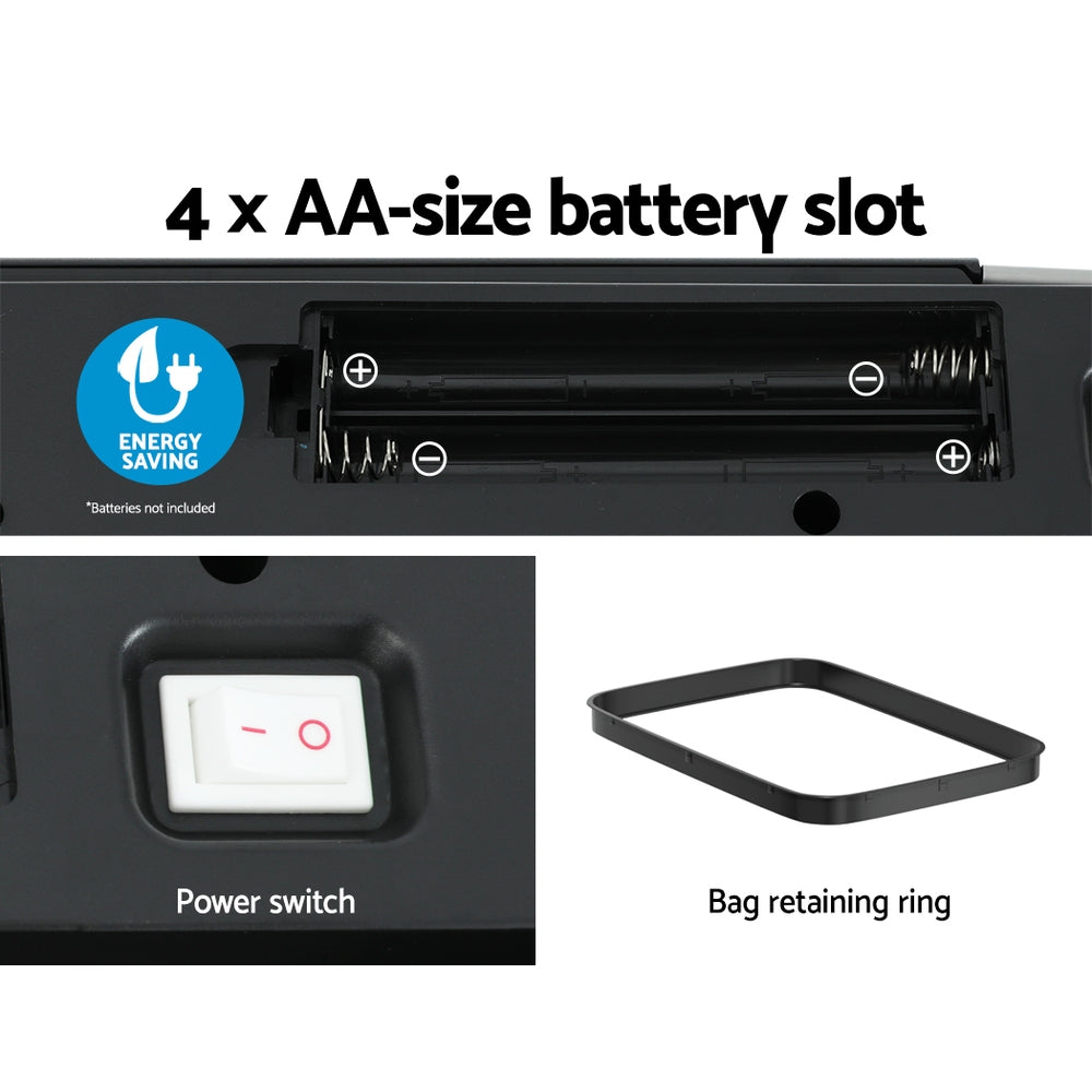 Devanti 70L Motion Sensor Bin Pedal Bins Automatic Siver 6