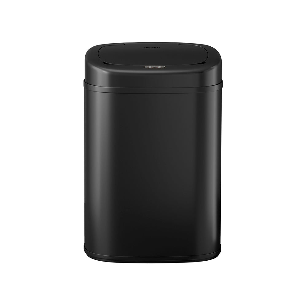 Devanti 82L Motion Sensor Bin Rubbish Automatic Black 7