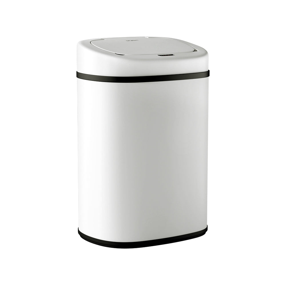 Devanti 82L Motion Sensor Bin Rubbish Automatic White 3