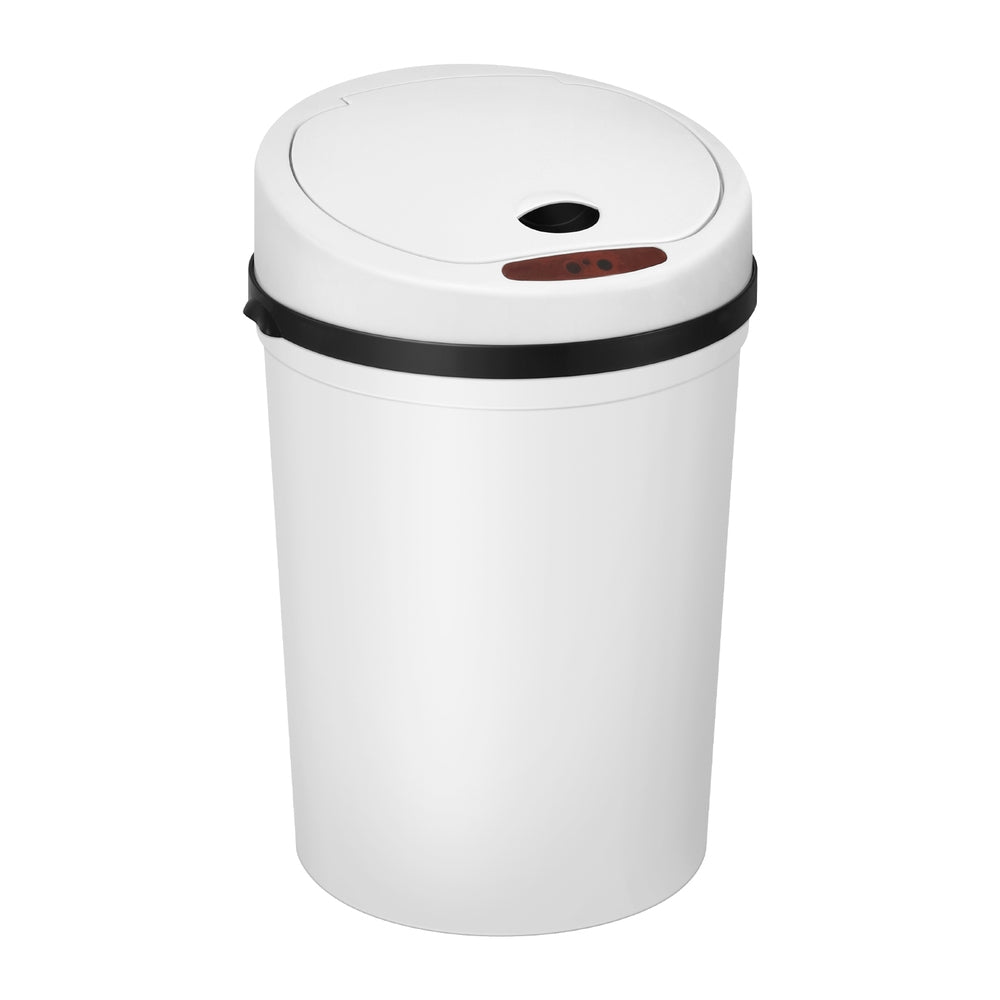 Devanti Sensor Bin Motion Rubbish Bins Kitchen Automatic Trash Can White 9L 3