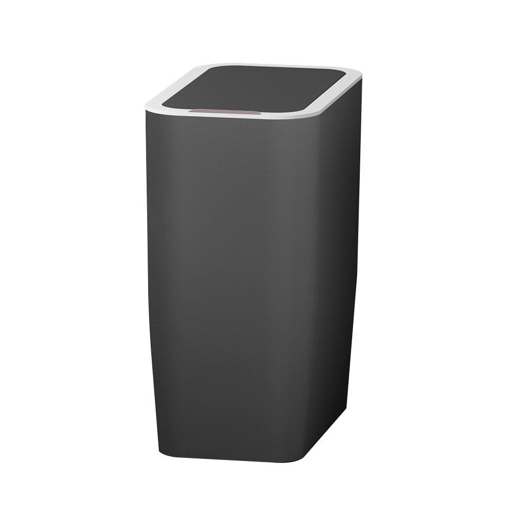 Devanti 9L Motion Sensor Bin Rubbish Automatic Ash Black 7