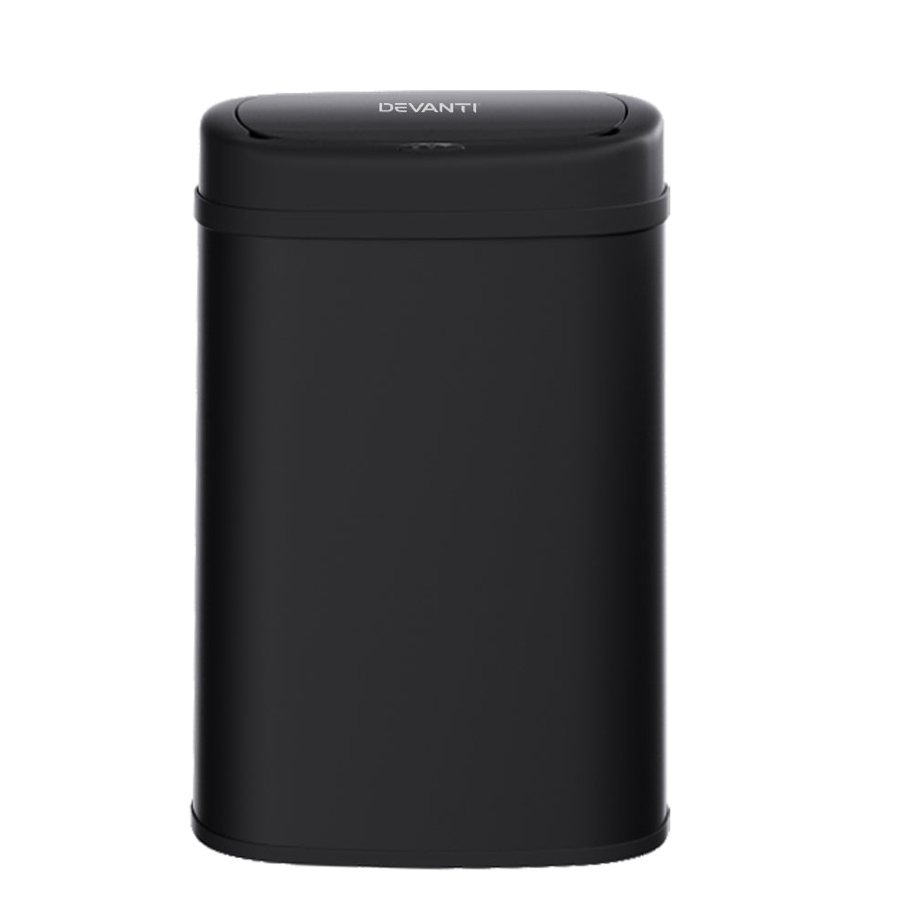 Devanti 50L Sensor Bin Motion Rubbish Automatic Black 8