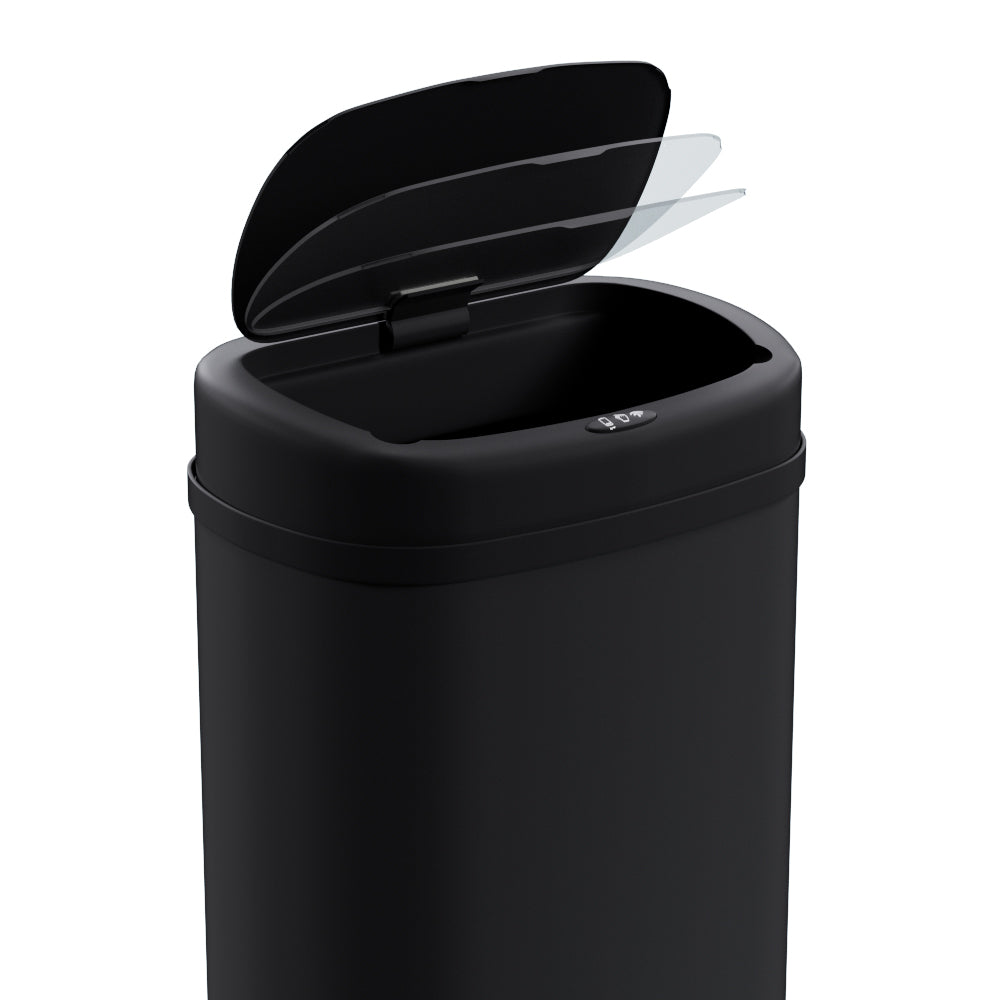 Devanti 50L Sensor Bin Motion Rubbish Automatic Black 4