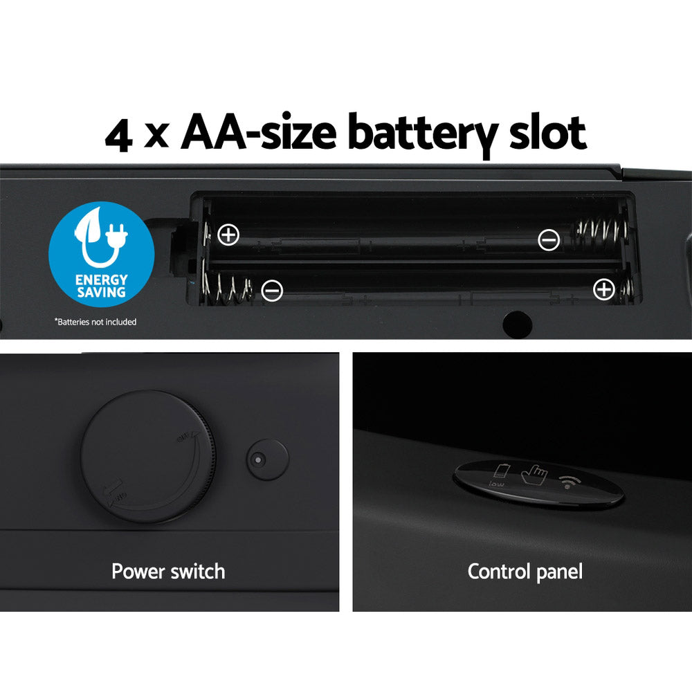 Devanti 50L Sensor Bin Motion Rubbish Automatic Black 6