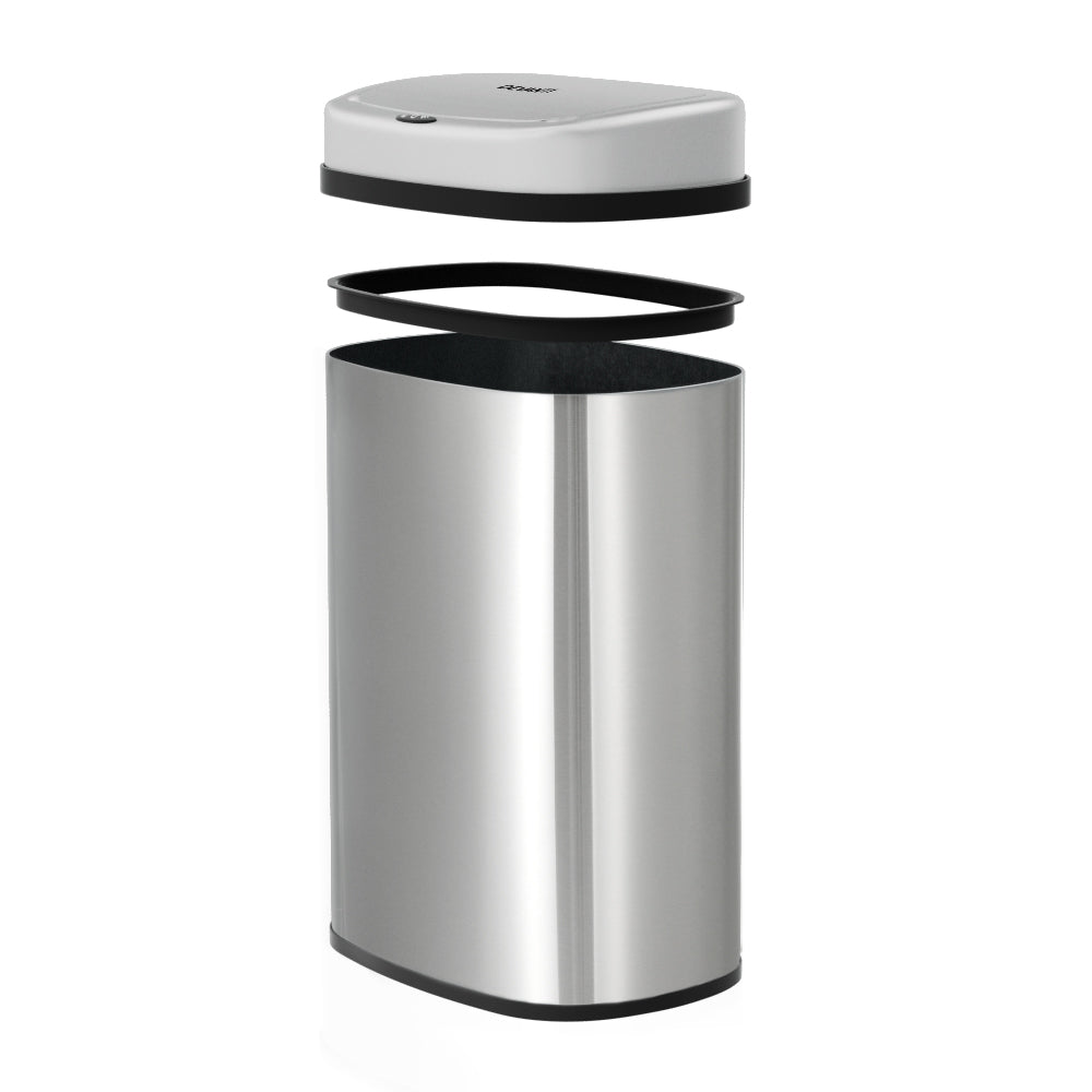 Devanti 50L Sensor Bin Motion Rubbish Automatic Silver 3
