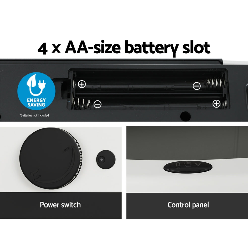 Devanti 50L Sensor Bin Motion Rubbish Automatic White 7