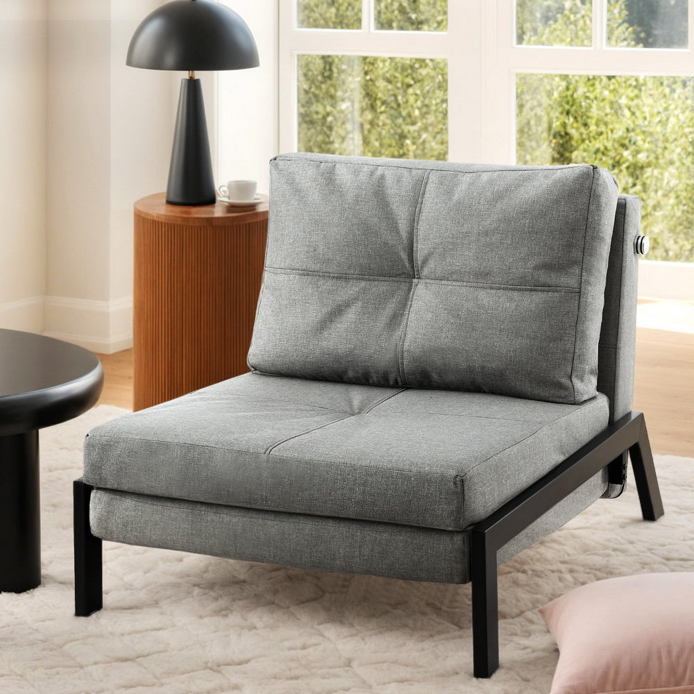 Artiss Sofa Bed Folding Convertible Couch Recliner Lounge Chair 7