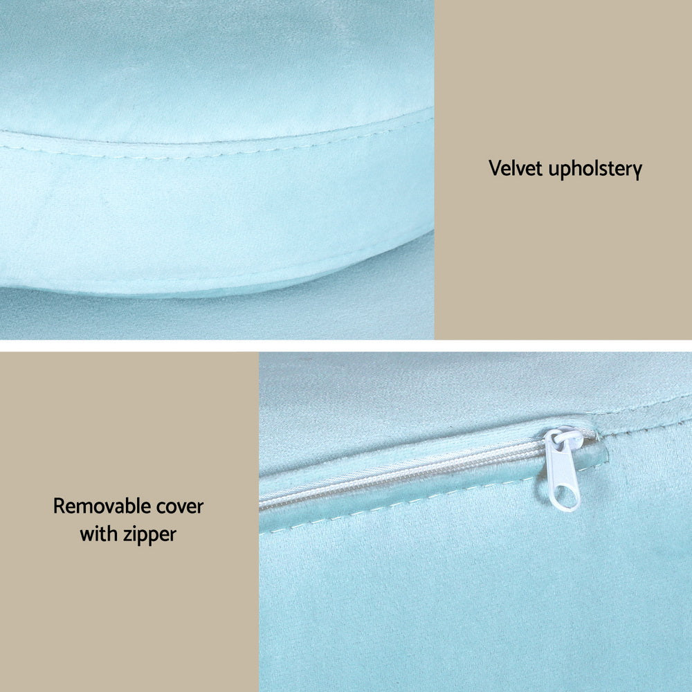 Artiss Sofa Bed 2 Seater Couch Kid Play DIY Modular Lounge Chaise Suite Velvet 6