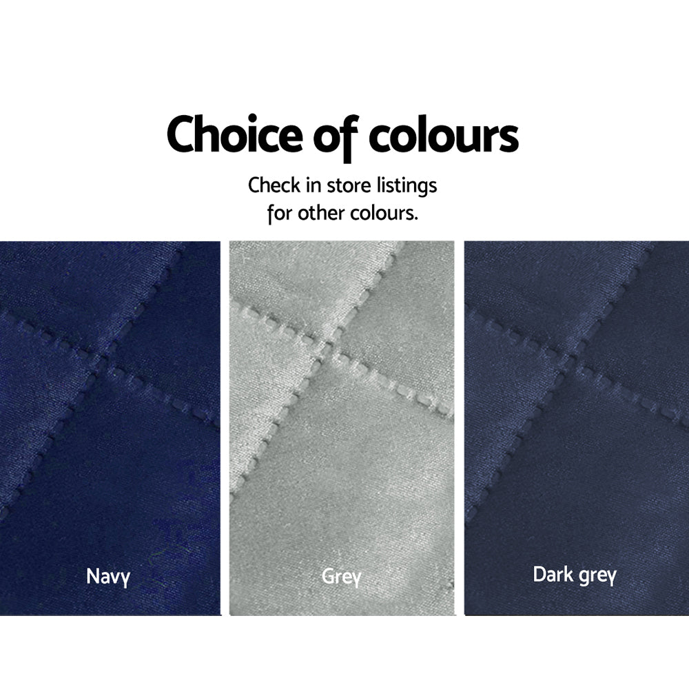 Artiss Sofa Cover Couch Covers 3 Seater Quilted Dark Grey 7