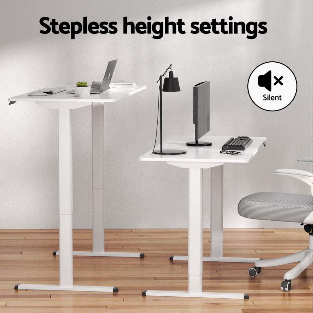 Artiss 120cm Electric Standing Desk with Mini Peal Exercise Bike Home Office 6