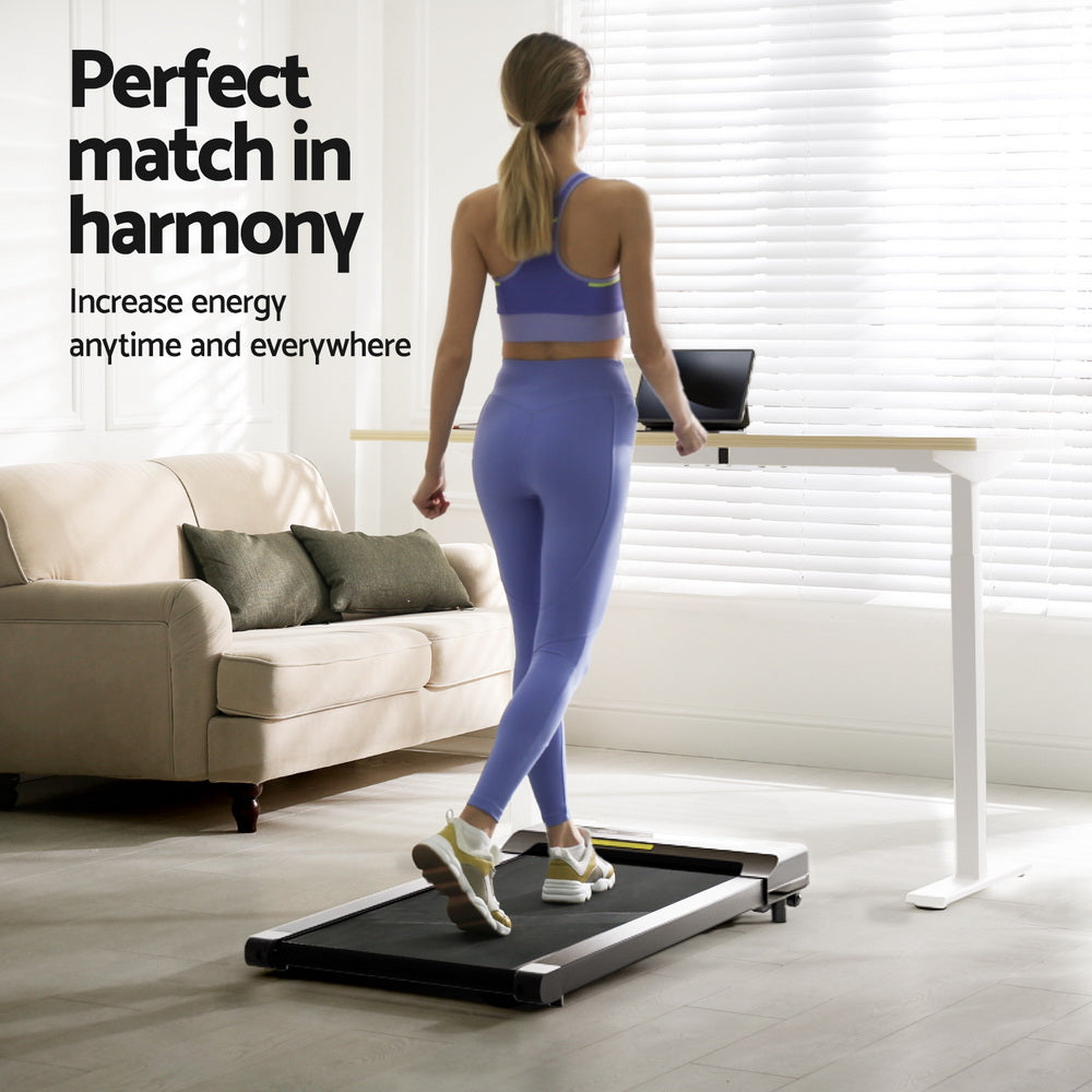Artiss Electric Treadmill with 120cm Automatic Standing Desk Walking Pad 400mm 4