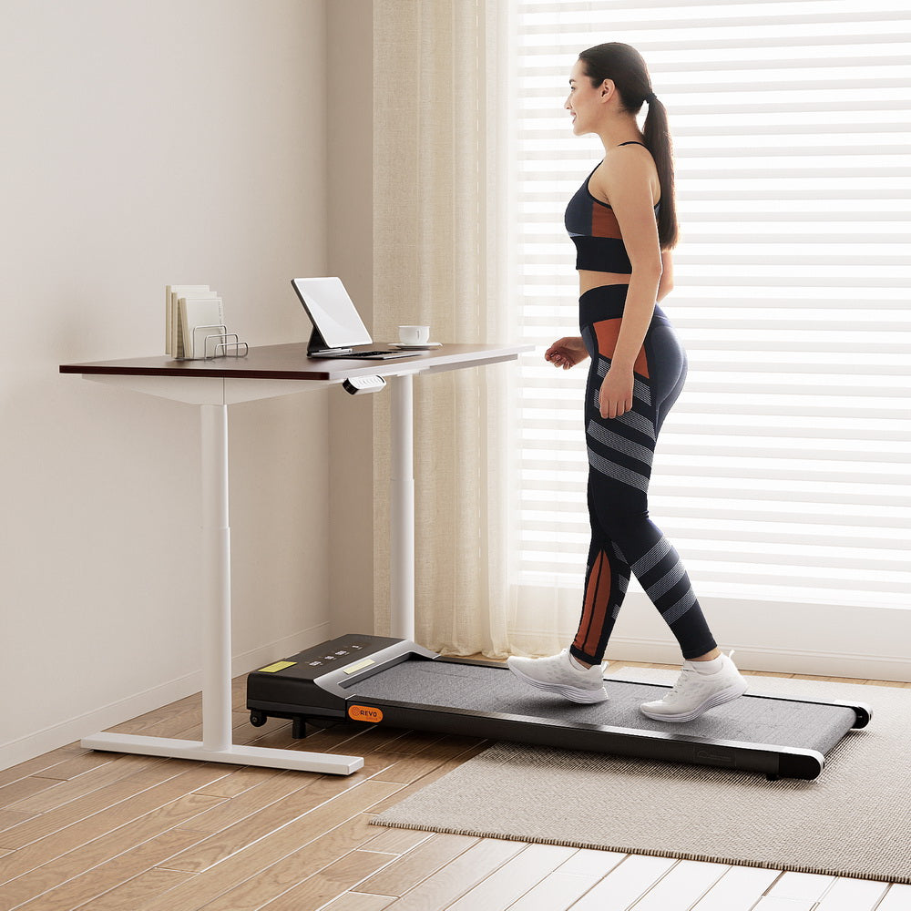 Artiss 400mm Treadmill Electric Walking Pad with 120cm Automatic Standing Desk 7