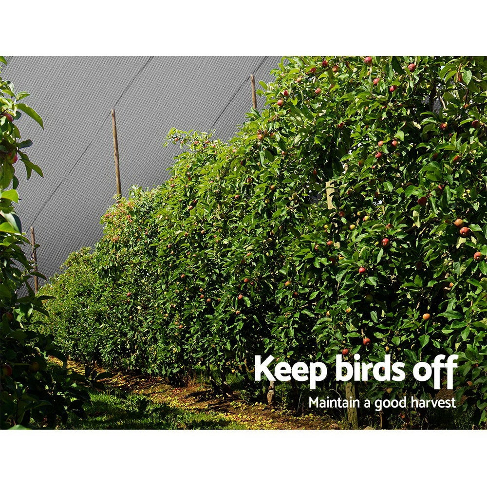 Instahut 50% Shade Cloth 1.83x10m Shadecloth Wide Heavy Duty White 7