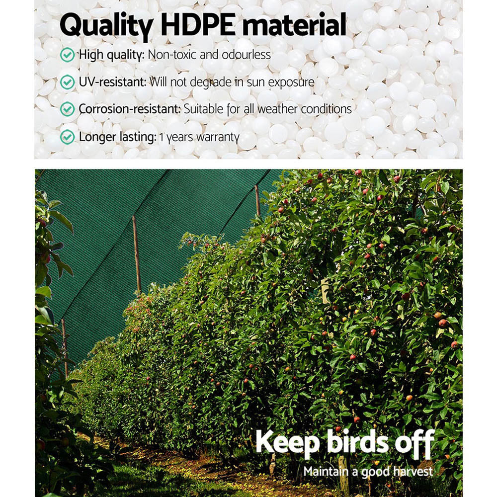 Instahut 90% Shade Cloth 1.83x20m Shade Cloth Sail Heavy Duty Shadecloth Garden Mesh Roll GR 6